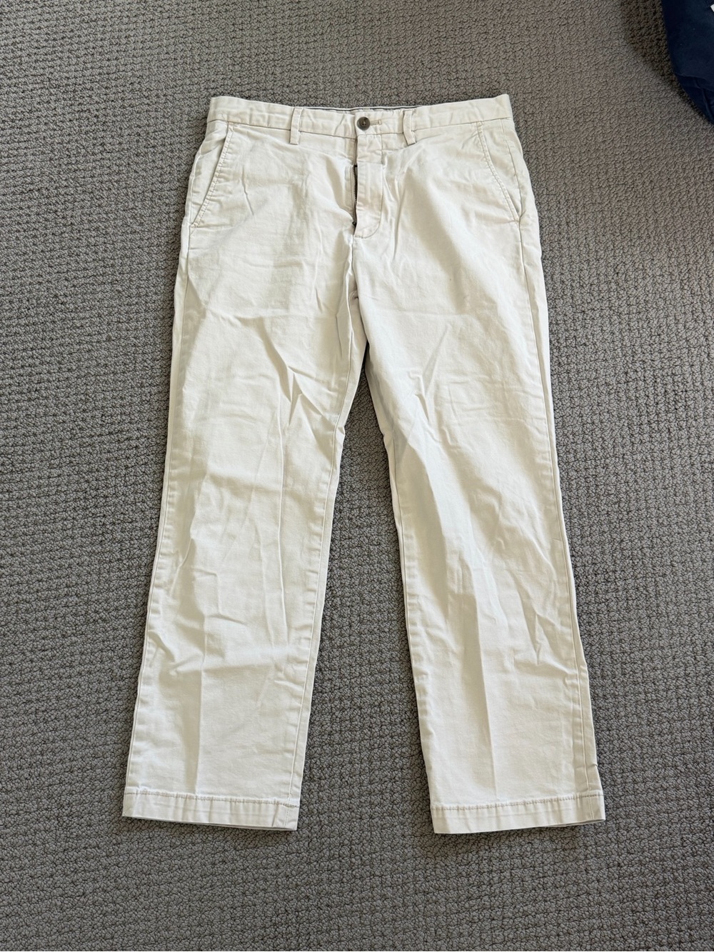 Banana Republic Men's Cream Chino Pants